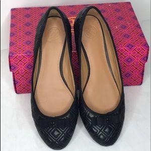 Tory Burch Marion Grosgrain Bow Reva ballet flats